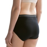 Ellen Tracy Seamless Tipped Panties - High-Cut Briefs, 3-Pack (For Women)