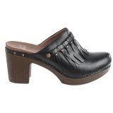 Dansko Deni Fringed Clogs - Leather (For Women)