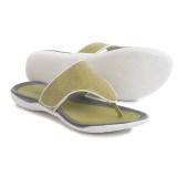 Axxiom Perforated Yogic Flip-Flops - Vegan Leather (For Women)