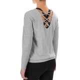 Harmony and Balance Criss-Cross Back Shirt - Long Sleeve (For Women)