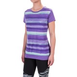 Brooks Run-Thru Shirt - Short Sleeve (For Women)