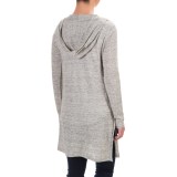 Cynthia Rowley Linen Hooded Cardigan Shirt - Tunic Length, Long Sleeve (For Women)