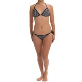 Kenneth Cole Laser-Cut Triangle Bikini - Side-Tie Bottoms (For Women)