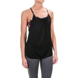 Mondetta 2-in-1 Strappy Back Running Shirt - Sleeveless (For Women)