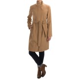 Ellen Tracy Outerwear Wool-Blend Hooded Stadium Coat (For Women)