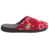 Acorn Microfleece Scuff Slippers (For Women)