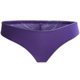Calida Secrets Stretch Thong Panties - Lace Trim (For Women)