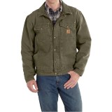 Carhartt Berwick Sandstone Duck Jacket - Factory Seconds (For Big and Tall Men)