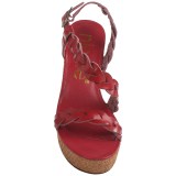 Nicole Perrie Braided Strap Wedge Sandals (For Women)