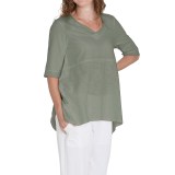 Neon Buddha Joey High-Low T-Shirt - Elbow Sleeve (For Women)