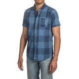 Vissla Black Light Plaid Shirt - Short Sleeve (For Men)