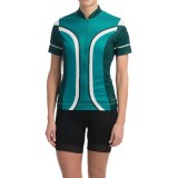 Shebeest S-Cut Cycling Jersey - UPF 45+, Short Sleeve (For Women)