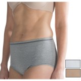 Ellen Tracy Seamless Tipped Panties - High-Cut Briefs, 3-Pack (For Women)