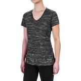 Terramar Melange T-Shirt - UPF 25+, V-Neck, Short Sleeve (For Women)