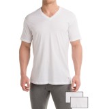 Penguin Cotton V-Neck T-Shirt - 3-Pack, Short Sleeve (For Men)