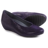 Wolky Valentine Wedge-Heel Shoes - Leather, Slip-Ons (For Women)