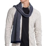 Portolano Waffle-Stitch Cashmere Scarf (For Men)