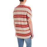 Pendleton Aztec-Print Cardigan Sweater - Short Dolman Sleeve (For Women)