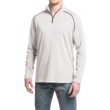 Agave Mock Baby Terry Shirt - Cotton-Modal, Zip Neck, Long Sleeve (For Men)