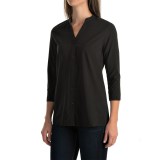 Woolrich Rendezvous Split Neck Shirt - UPF 25+, Roll-Up 3/4 Sleeve (For Women)