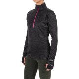 PONY Fleece Jacket - Zip Neck (For Women)