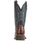Lucchese Caiman Belly Tail Cowboy Boots - W-Toe (For Men)