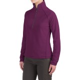 White Sierra Alpha Beta Fleece Shirt - Zip Neck, Long Sleeve (For Women)