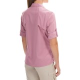 White Sierra Gobi Desert Shirt - UPF 30+, 3/4 Sleeve (For Women)