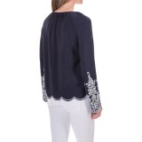 Chelsea & Theodore Embroidered Shirt - Long Sleeve (For Women)