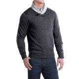Toscano Toggle Shawl Collar Sweater - Merino-Acrylic (For Men)