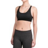 Kyodan Elastic-Back Sports Bra - Medium Impact, Removable Cups (For Women)