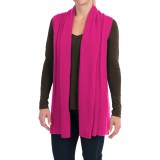 In Cashmere Open Front Cashmere Vest (For Women)