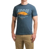 Simms Legacy Streamer T-Shirt - Cotton, Short Sleeve (For Men)