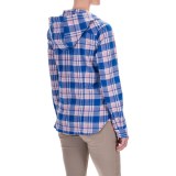 Mountain Hardwear Stretchstone Hooded Flannel Shirt - Long Sleeve (For Women)