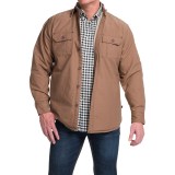 Moose Creek Canvas Shirt Jacket - Fleece Lined (For Men)