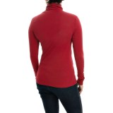 Cotton Turtleneck - Long Sleeve (For Women)