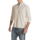 True Grit Slub Jersey Vintage Polo Shirt - Long Sleeve (For Men)