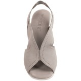 The Flexx Charlee Sling-Back Shoes - Nubuck, Wedge Heel (For Women)