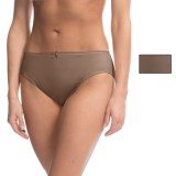 Ellen Tracy Microfiber High-Cut Brief Panties - 2-Pack (For Women)