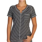 ExOfficio Go-To Pocket Stripe T-Shirt - Short Sleeve (For Women)