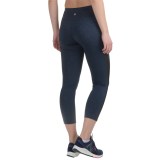 90 Degree by Reflex High-Waist Side Mesh Capris (For Women)