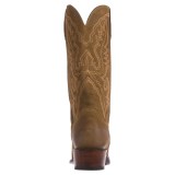 Lucchese Austin Comanche Calfskin Cowboy Boots - Oil Suede (For Men)