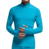 Icebreaker GT200 Sprint Zip Neck Base Layer Top - Lightweight, Merino Wool, Long Sleeve (For Men)