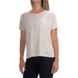 Lilla P Warm Viscose Pocket T-Shirt - Short Sleeve (For Women)
