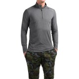 AL1VE Running Shirt - Zip Neck, Long Sleeve (For Men)