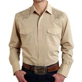 Roper Embroidered Yoke Western Shirt - Snap Front, Long Sleeve (For Men)