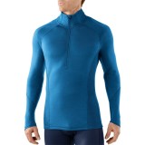 SmartWool NTS Lightweight Base Layer Top - Merino Wool, Zip Neck, Long Sleeve (For Men)