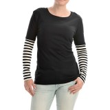 Joan Vass Studio T-Shirt - Long Sleeve (For Women)