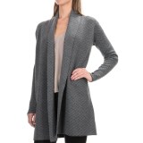 Nanette Lepore Birds Eye Cardigan Sweater - Merino Wool, Open Front (For Women)
