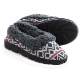 Muk Luks Sweater Slippers - Plush Lined (For Women)